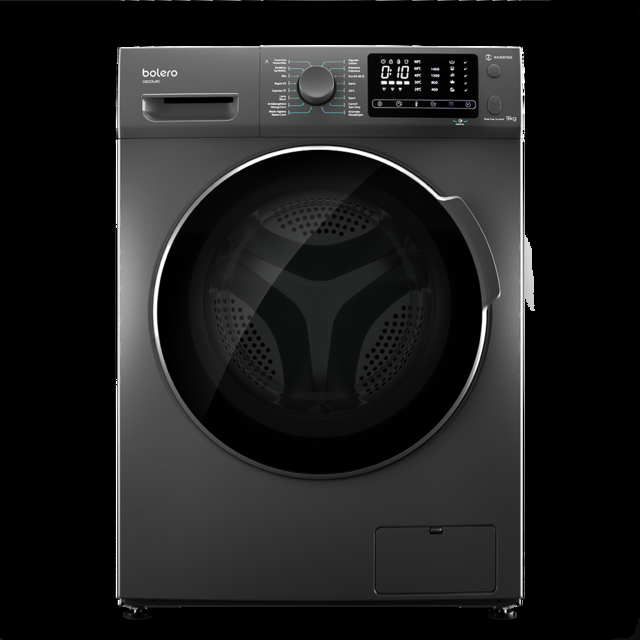 Cecotec Bolero DressCode 9600 Inverter Steel. Lavadora 9 Kg Carga Frontal 1400 rpm 2000 W Motor Inverter Plus 16 Prog Elimina alérgenos DelayStart DiamonCare Lavadora