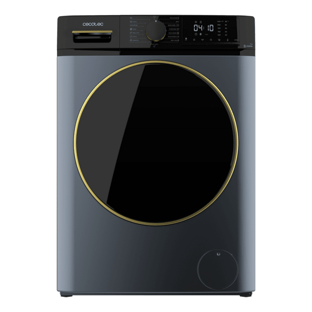 Cecotec Bolero DressCode 9610 Inverter Ice Blue A Lavadora De Carga Frontal Ice Blue De 9 Kg De Capacidad 1400 RPM Clase A Steam Max Motor Inverter Plus 15 Programas OnSmart Fuzzy Logic Smooth Wash Stop&Go Goma Antibacteriana Y