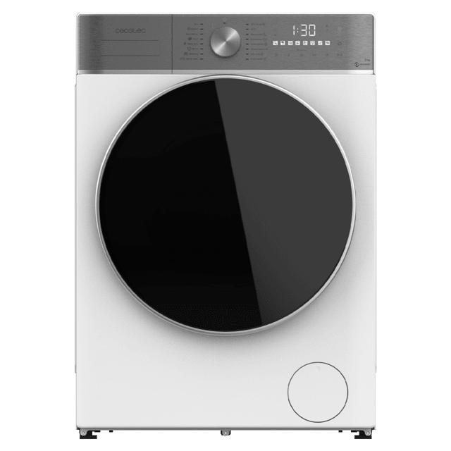Cecotec Bolero DressCode 9800 Inverter A Lavadora De Carga Frontal De 9 Kg De Capacidad Y 1400 Rpm 16 Programas Motor Inverter Plus SteamMax Carga Automática Y Display Táctil XXL. Clase A. Lavadora De Carga Frontal De 9 Kg