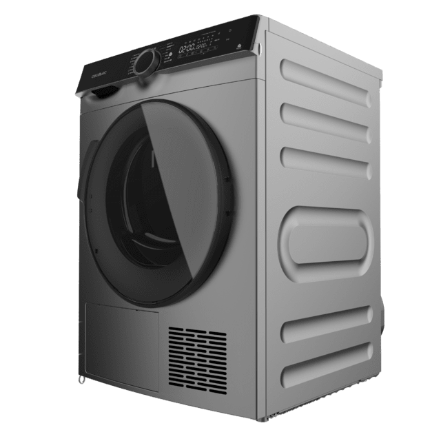 Cecotec Bolero Dresscode Dry 10500 Inverter Steel Secadora Bomba De Calor Con Capacidad De 10kg Clase A+++ Motor Inverter Plus Certificación Woolmark 14 Programas Y Funciones UV Care Y Planchado Fácil Secadora