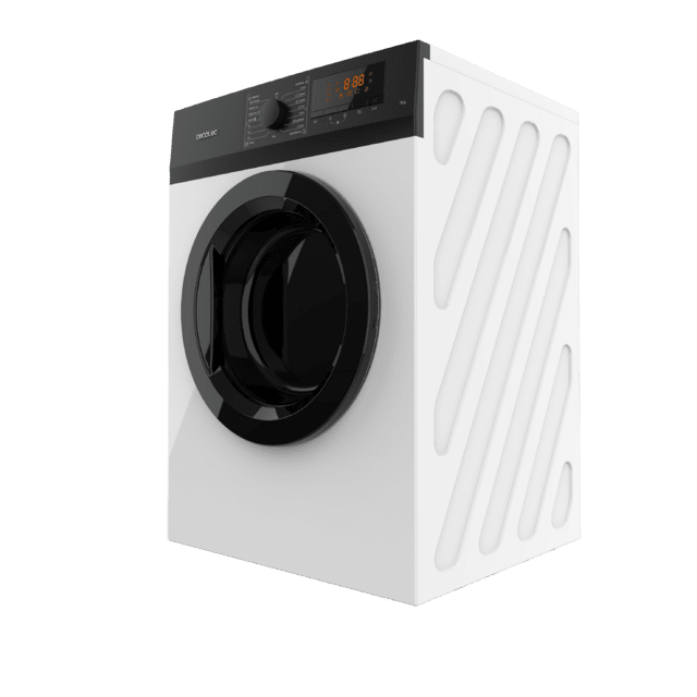 Cecotec Bolero DressCode Dry 7200V Max Secadora De Evacuación Con 7Kg De Carga Clase C 15 Programas Secado Automático Planchado Fácil Stop&Go KidLock Función Antiarrugas Función Silence Giro Bidireccional Luz Interior Y Tam