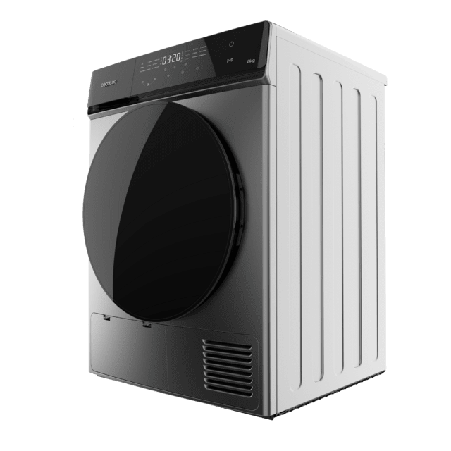 Cecotec Bolero DressCode Dry 8400 Steel A+++ Secadora Bomba De Calor Steel De 8 Kg Clase A+++ Motor Inverter Plus Full Touch Plancha Fácil 15 Prgramas Y Tambor De Acero Inoxidable. Secadora