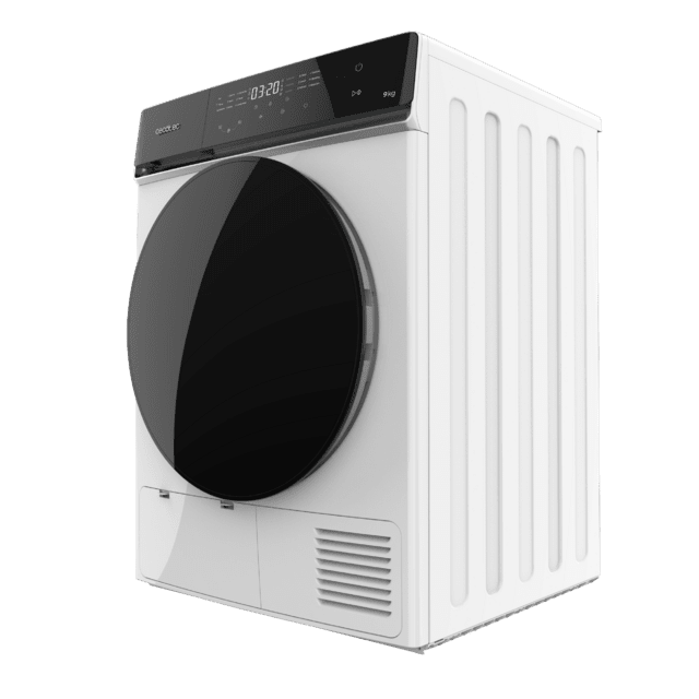 Cecotec Bolero DressCode Dry 9400 A+++ Secadora Bomba De Calor De 9 Kg Clase A+++ Motor Inverter Plus Full Touch Plancha Fácil 15 Prgramas Y Tambor De Acero Inoxidable. Secadora