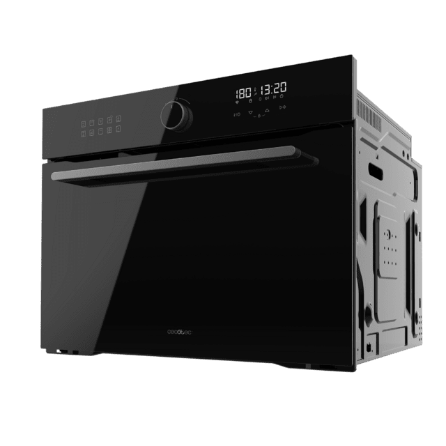 Cecotec Bolero Hexa AF314500 Glass Black A Horno Integrable Airfryer De 53L De Capacidad 11 Funciones Con Airfryer Master Pizza Master Steam Asisst Steam EasyClean 3D Cooking Clase A. Horno Integrable Airfryer