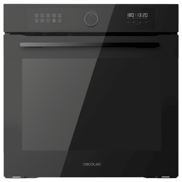 Cecotec Bolero Hexa AF316000 Glass Black A Horno Integrable Airfryer Glass Black De 81L De Capacidad 11 Funciones Con Airfryer Master Pizza Master Steam Asisst Steam EasyClean 3D Cooking Clase A. Horno Integrable