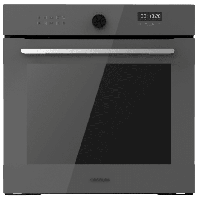 Cecotec Bolero Hexa AF316000 Glass Grey A Horno Integrable Airfryer Glass Grey De 81L De Capacidad 11 Funciones Con Airfryer Master Pizza Master Steam Asisst Steam EasyClean 3D Cooking Clase A. Horno Integrable 