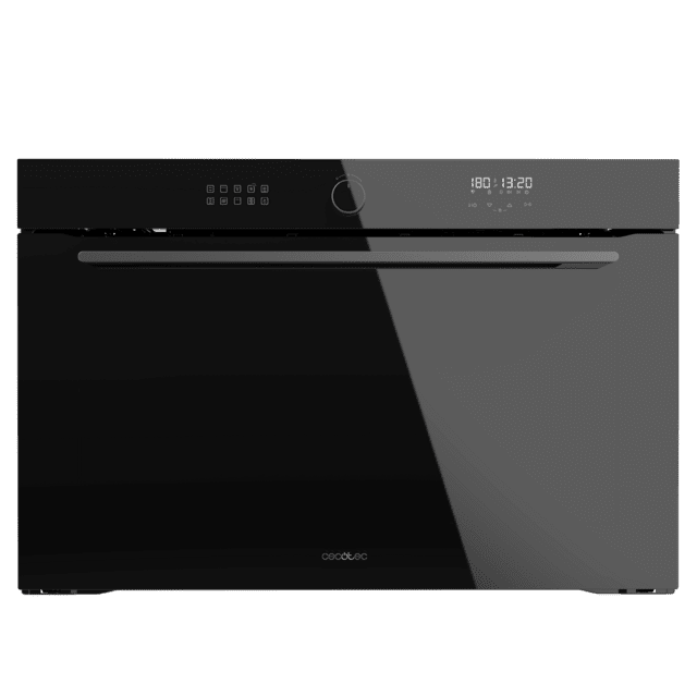 Cecotec Bolero Hexa AF319000 Glass Black A Horno Integrable De 133L De Capacidad 11 Funciones Con Airfryer Master Pizza Master Steam Asisst Steam EasyClean 3D Cooking Clase A. Horno Integrable 