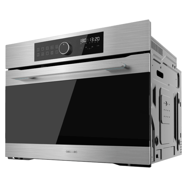 Cecotec Bolero Hexa AF319000 Inox A Horno Integrable Airfryer Inox De 133L De Capacidad 11 Funciones Con Airfryer Master Pizza Master Steam Asisst Steam EasyClean 3D Cooking Clase A. Horno Integrable Airfryer 
