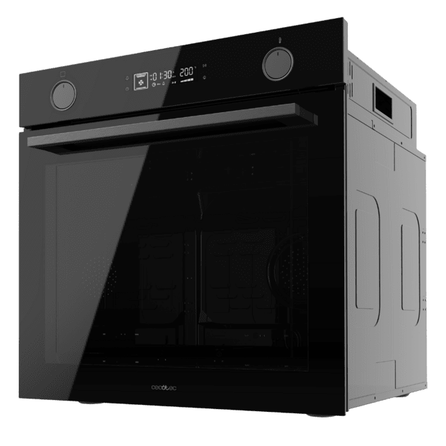 Cecotec Bolero Hexa AF326000 Glass Black A Horno Integrable Multifunción Airfryer AF326000 Glass Black De 73L De Capacidad 12 Funciones Clase A 2800W Steam Base XXL Steam Assist Steam EasyClean Pizza Master Airfryer Master Cool