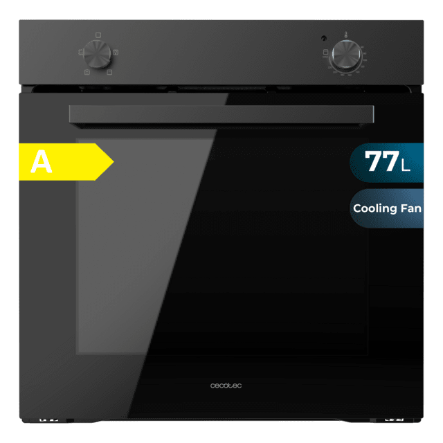 Cecotec Bolero Hexa C126000 Dark Inox A Horno Integrable Bolero Hexa C126000 Dark Inox A de 77l de capacidad 4 funciones 2800W. Horno integrable