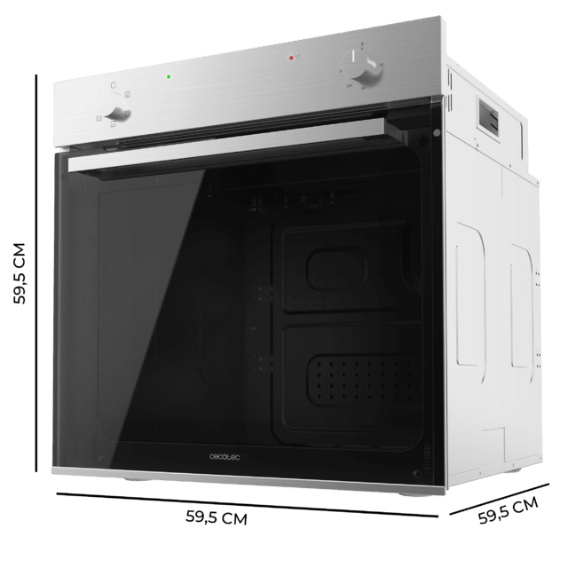 Cecotec Bolero Hexa C126001 Line A Horno Integrable Convencional C126001 Line De 77L De Capacidad 5 Funciones Convencional Steam Assist Steam EasyClean Clase A 2800W. Horno Integrable