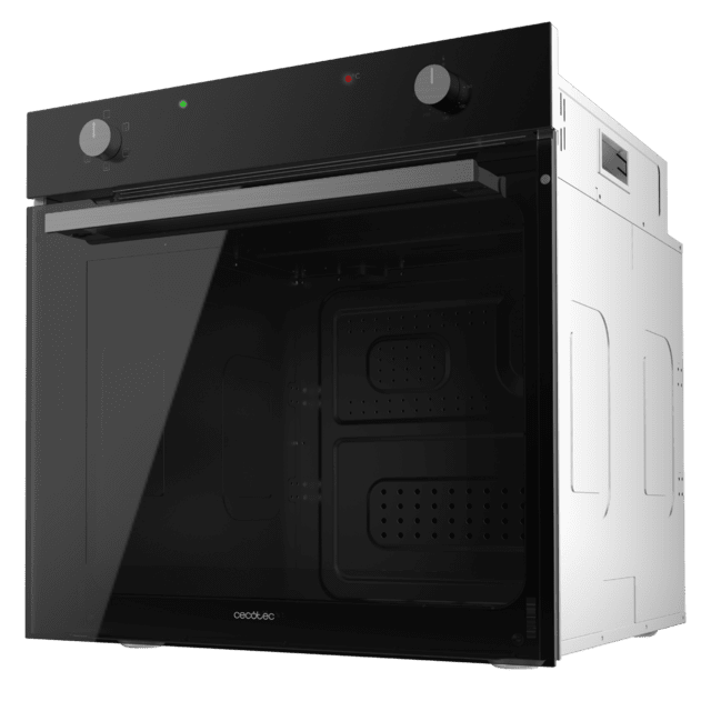 Cecotec Bolero Hexa C126400 Glass Black A Horno Integrable Convencional C126400 Glass Black De 80L De Capacidad 5 Funciones Convencional Steam Assist Steam EasyClean Clase A 2800W. Horno Integrable Convencional 