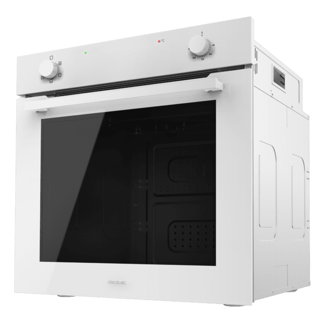 Cecotec Bolero Hexa C126400 Glass White A Horno Integrable Convencional C126400 Glass White De 80L De Capacidad 5 Funciones Convencional Steam Assist Steam EasyClean Clase A 2800W. Horno Integrable 