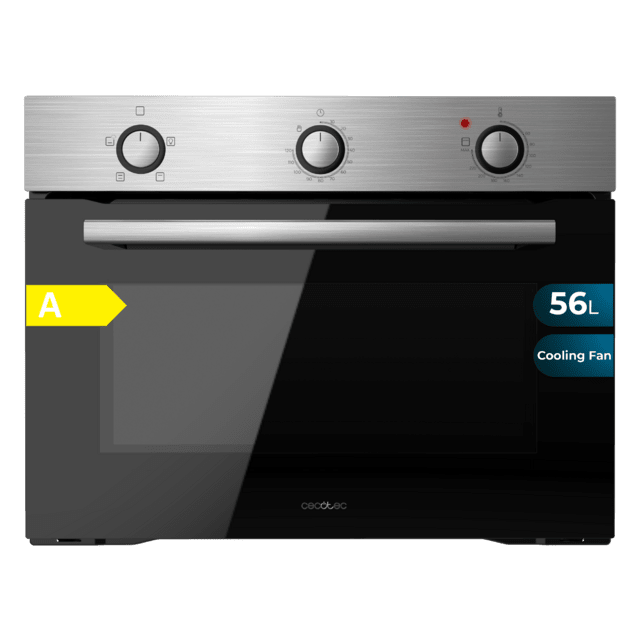 Cecotec Bolero Hexa C134500 Inox A Horno Integrable de 56 L de capacidad 4 funciones 2800 W. Horno Integrable