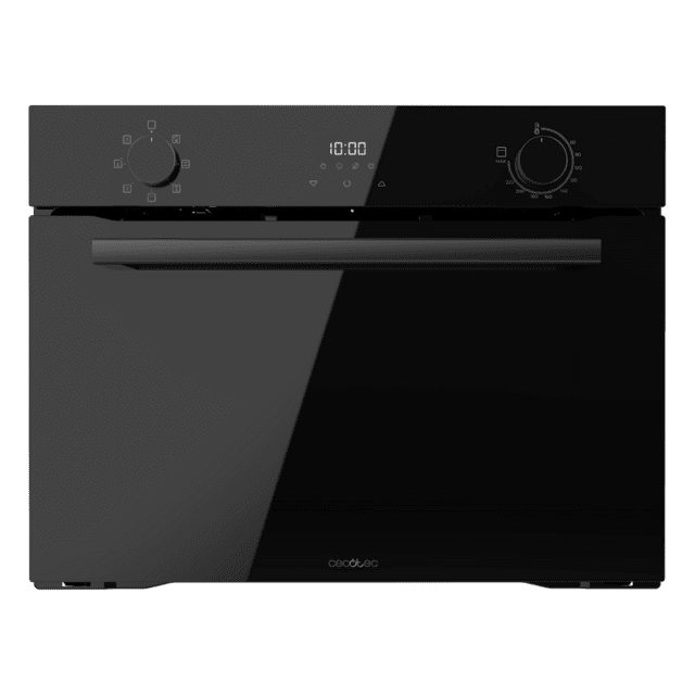 Cecotec Bolero Hexa M224500 Glass Black A Horno Integrable Multifunción De 53L De Capacidad 7 Funciones Con Grill Defrost Steam Assist 2600W.  Horno Integrable Multifunción