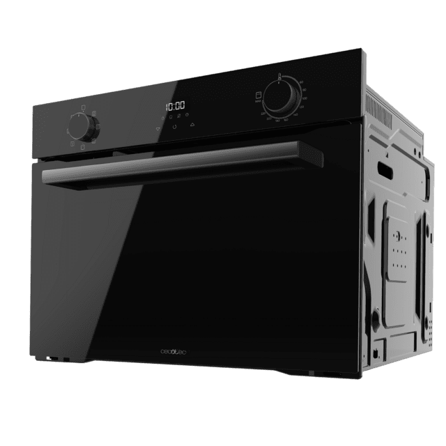 Cecotec Bolero Hexa M224500 Glass Black A Horno Integrable Multifunción De 53L De Capacidad 7 Funciones Con Grill Defrost Steam Assist 2600W.  Horno Integrable Multifunción