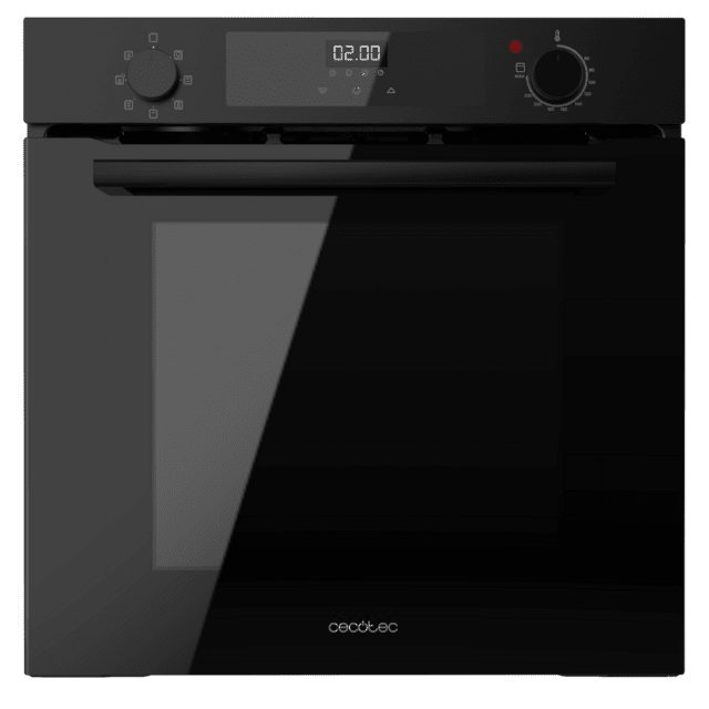 Cecotec Bolero Hexa M226000 Glass Black A Horno Integrable Multifunción De 72L De Capacidad 7 Funciones Grill Defrost Steam Assist 2800W. Horno Integrable Multifunción