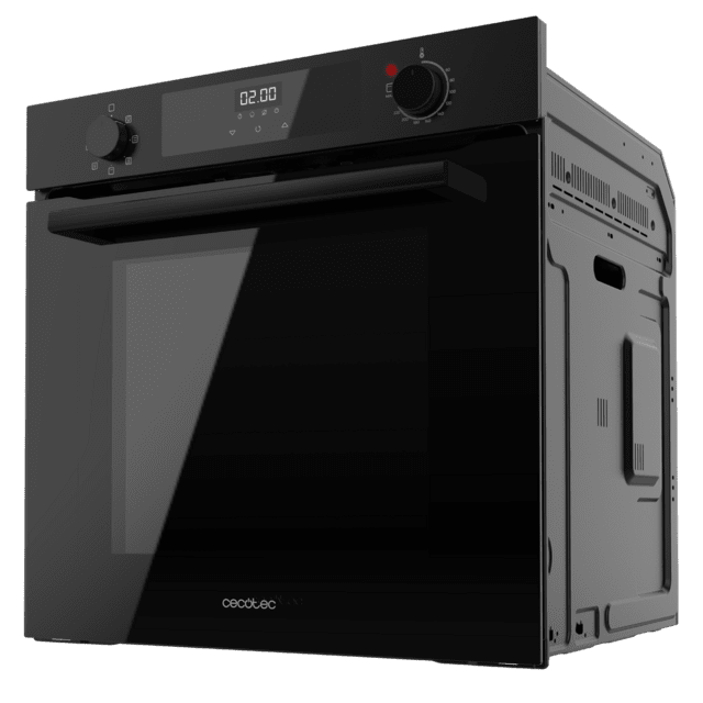 Cecotec Bolero Hexa M226000 Glass Black A Horno Integrable Multifunción De 72L De Capacidad 7 Funciones Grill Defrost Steam Assist 2800W. Horno Integrable Multifunción