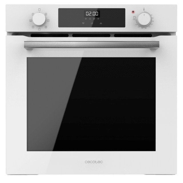 Cecotec Bolero Hexa M226000 Glass White A Horno Integrable Multifunción De 72L De Capacidad 7 Funciones Grill Defrost Steam Assist 2800W. Horno Integrable Multifunción 