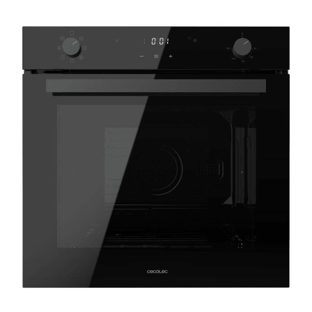 Cecotec Bolero Hexa M226001 Glass Black A Horno Integrable Multifunción M226001 Glass Black De 70L De Capacidad 7 Funciones Display Clase A 2800W Steam Base XXL Steam Assist Steam EasyClean Cooling Fan Modo Eco Modo Convección