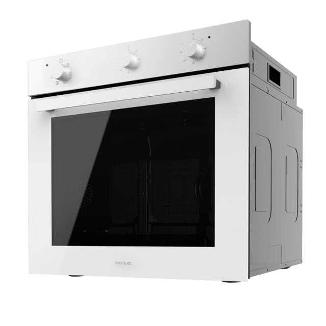 Cecotec Bolero Hexa M236000 Glass White Time A Horno Integrable Multifunción M236000 Glass White Time De 70L De Capacidad 6 Funciones Timer Clase A 2800W Steam Base XXL Steam Assist Steam EasyClean Cooling Fan Modo Defrost Modo