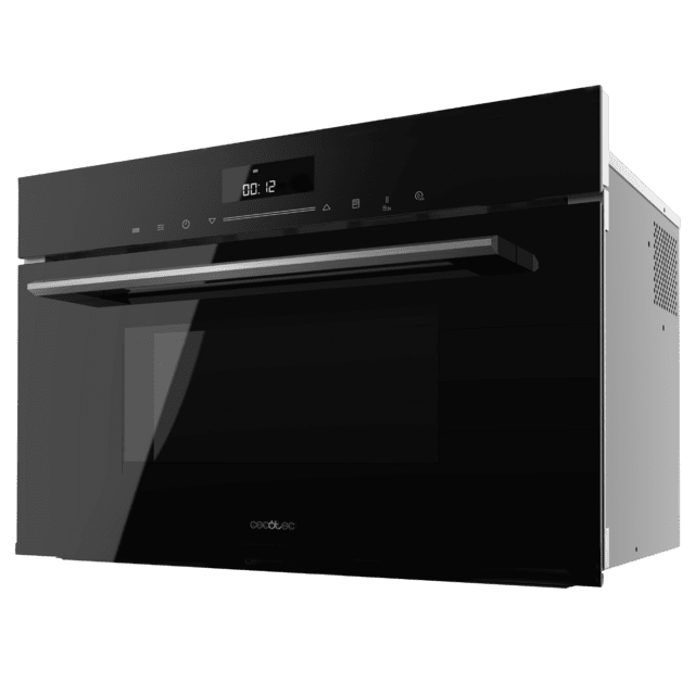 Cecotec Bolero Hexa MW703800 Glass Black Microondas Integrable Glass Black De 34L De Capacidad Con Función Microondas Modo Grill Defrost Auto Menú Speed Cooking Electronic Timer. Microondas Integrable 