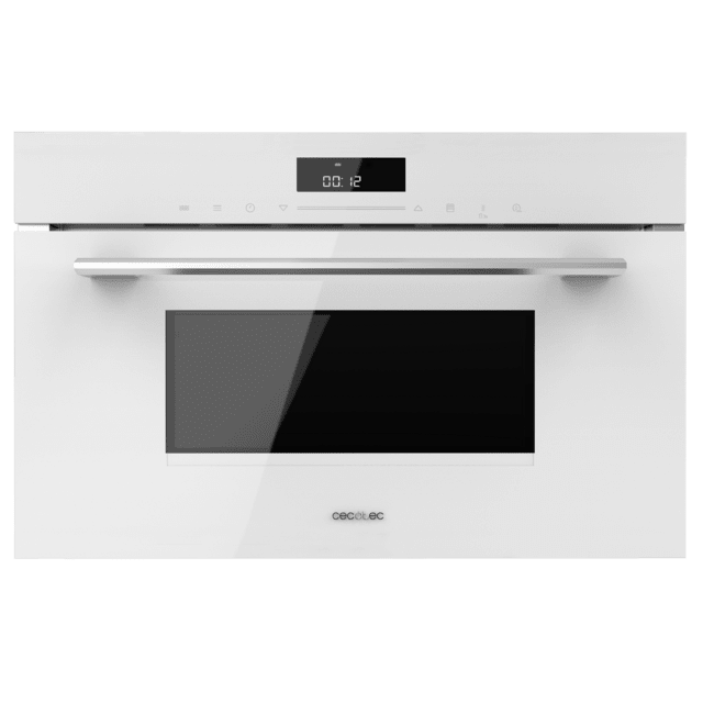 Cecotec Bolero Hexa MW703800 Glass White Microondas Integrable Glass White De 34L De Capacidad Con Función Microondas Modo Grill Defrost Auto Menú Speed Cooking Electronic Timer. Microondas Integrable