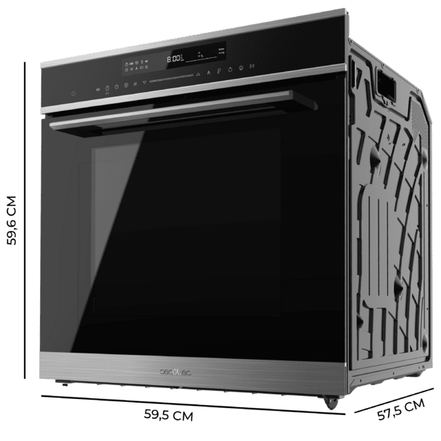 Cecotec Bolero Hexa MWO706000 Line Horno Integrable Microondas Line De 72L De Capacidad 13 Funciones Con Modo Pizza Modo Convección Modo Descongelación Electronic Timer 2880W. Horno Integrable