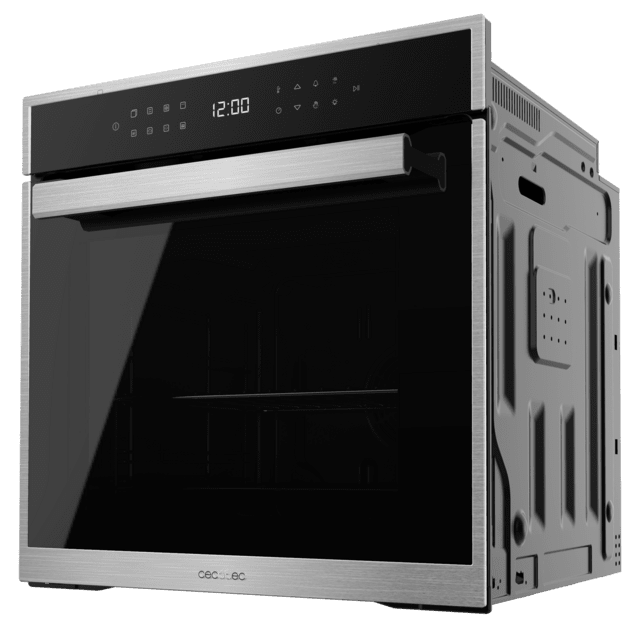 Cecotec Bolero Hexa P506000 Edge A+ Horno Integrable Pirolítico Edge De 81L De Capacidad 11 Funciones Con Airfryer Master Pizza Master 3D Cooking Steam Base X2 Pirólisis Clase A+. Horno Integrable Pirolítico