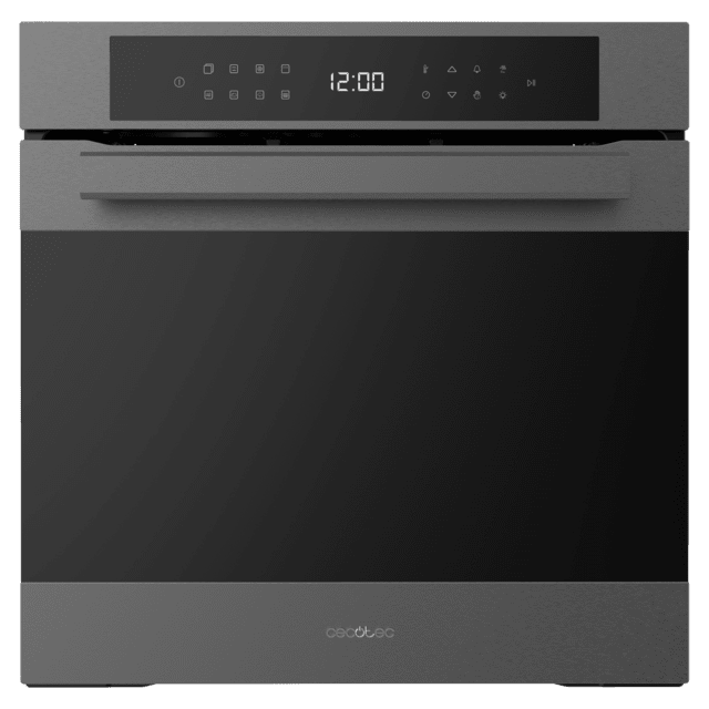 Cecotec Bolero Hexa P506000 Matt Connected A+ Horno Integrable Pirolítico Matt De 81L De Capacidad 11 Funciones Con Airfryer Master Pizza Master 3D Cooking Steam Base X2 Pirólisis Clase A+.  Horno Integrable Pirolítico