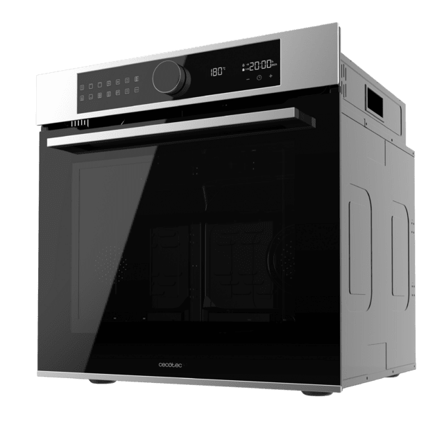 Cecotec Bolero Hexa P516000 Line A Horno Integrable Pirolítico P516000 Line De 73L De Capacidad 14 Funciones Dual Display Clase A 3250W Pirólisis Pizza Master Airfryer Master Cooling Fan Precalentamiento Rápido Modo Defrost M