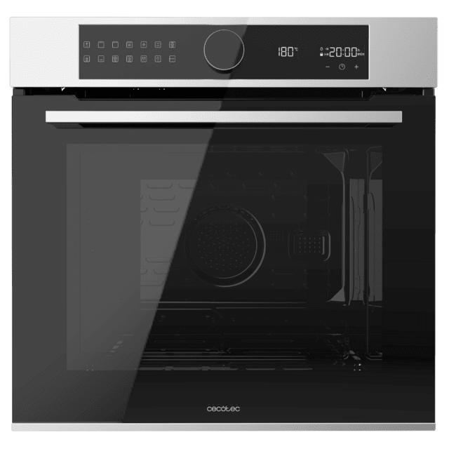 Cecotec Bolero Hexa P516000 Line A Horno Integrable Pirolítico P516000 Line De 73L De Capacidad 14 Funciones Dual Display Clase A 3250W Pirólisis Pizza Master Airfryer Master Cooling Fan Precalentamiento Rápido Modo Defrost M