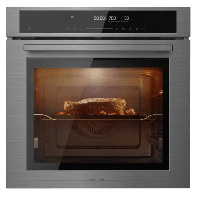 Cecotec Bolero Hexa SM406000 Line A+ Horno Integrable Multifunción Meat Master De 72 L De Capacidad 12 Funciones Con Pizza Master Modo Eco Y Defrost Electronic Timer 2900 W. Horno Integrable Multifunción 