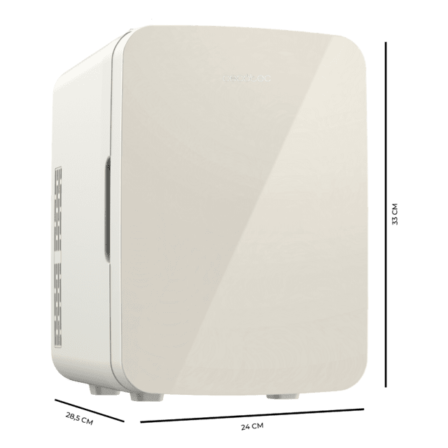 Cecotec Bolero MiniCooling 10L Bahamas Beige Frigorífico Con Funcionamiento 12V-220V Compatible Con Coches Y Caravanas Función Enfriamiento Y Calentamiento Rango Temperatura De 7 A 65 ºC Y Transporte Fácil. Frigorífico