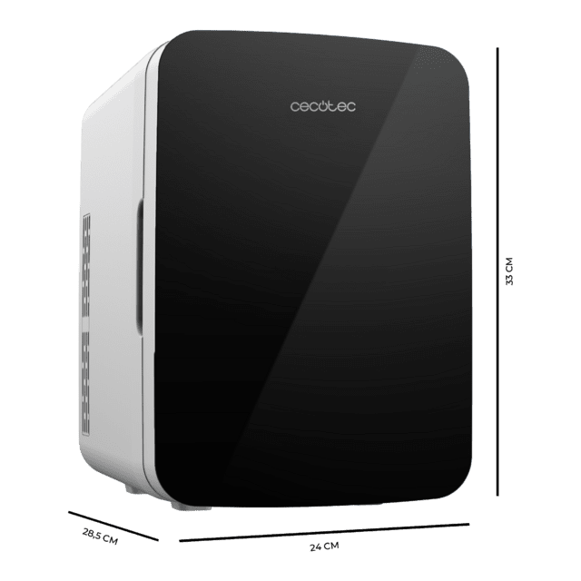 Cecotec Bolero MiniCooling 10L Bahamas Black Frigorífico Con Funcionamiento 12V-220V Compatible Con Coches Y Caravanas Función Enfriamiento Y Calentamiento Rango Temperatura De 7 A 65 ºC Y Transporte Fácil. Frigorífico