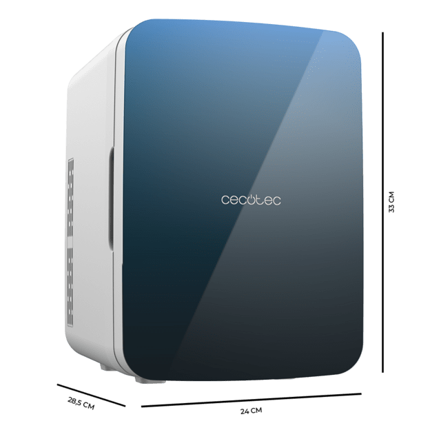 Cecotec Bolero MiniCooling 10L Bahamas Pat 1 Frigorífico Con Funcionamiento 12V-220V Compatible Con Coches Y Caravanas Función Enfriamiento Y Calentamiento Rango Temperatura 7-65º Y Transporte Fácil. Frigorífico 10 L / Neve