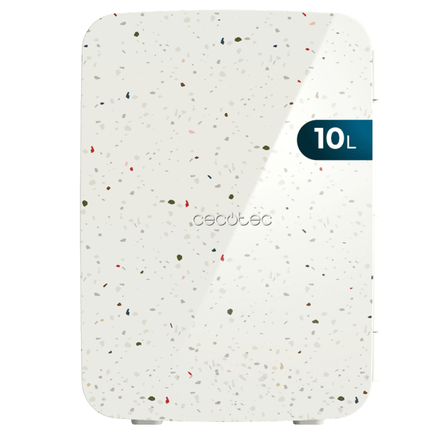 Cecotec Bolero MiniCooling 10L Bahamas Pat 3 Frigorífico con funcionamiento 12V-220V compatible con coches y caravanas función enfriamiento y calentamiento rango temperatura 7-65 ºC y transporte fácil. Frigorífico 10 L / Ne