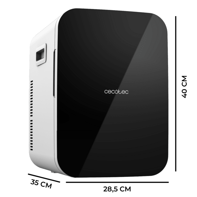 Cecotec Bolero MiniCooling 20L Bahamas Black Frigorífico Con Funcionamiento 12V-220V Compatible Con Coches Y Caravanas Función Enfriamiento Y Calentamiento Rango Temperatura De 7 A 65 ºC Y Transporte Fácil. Frigorífico