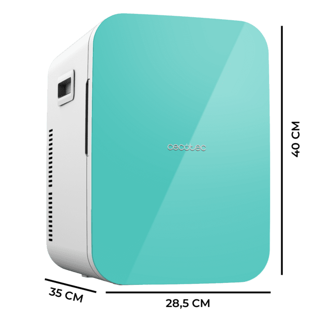 Cecotec Bolero MiniCooling 20L Bahamas Mint Frigorífico Con Funcionamiento 12V-220V Compatible Con Coches Y Caravanas Función Enfriamiento Y Calentamiento Rango Temperatura De 7 A 65 ºC Y Transporte Fácil. Mini Frigorífico