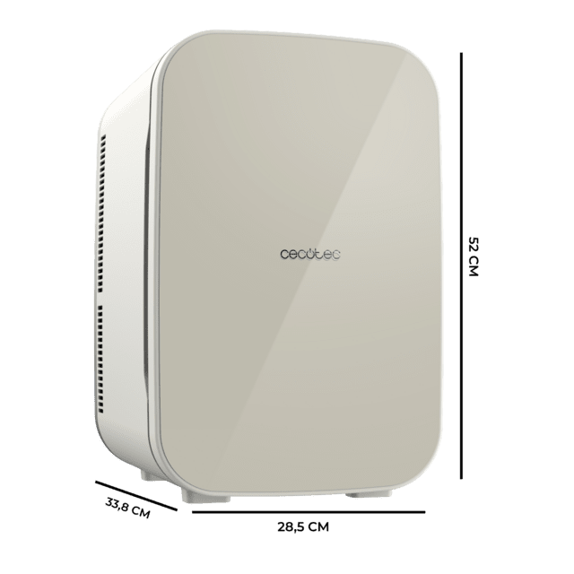 Cecotec Bolero MiniCooling 25L Bahamas Beige Frigorífico Con Funcionamiento 12V-220V Compatible Con Coches Y Caravanas Función Enfriamiento Y Calentamiento Rango Temperatura De 7 A 65 ºC Y Transporte Fácil. Mini Frigorífico