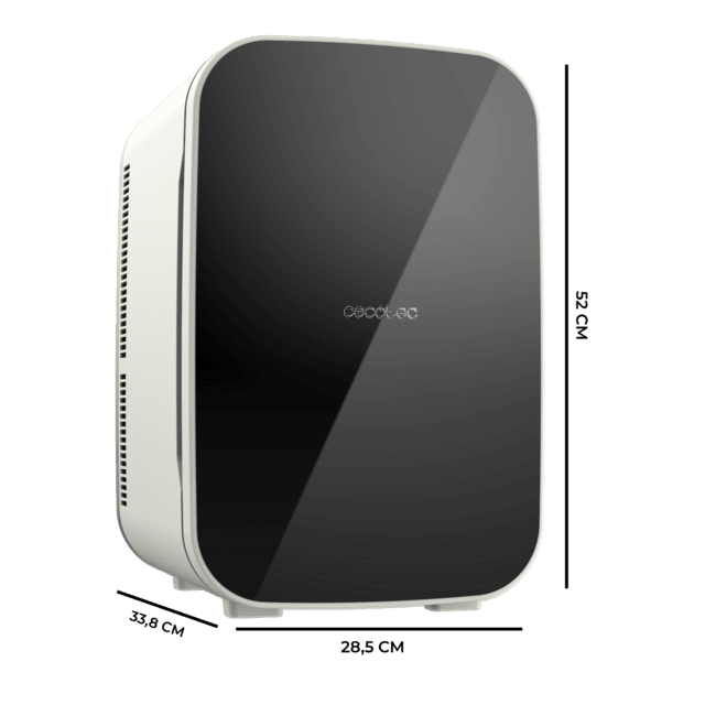 Cecotec Bolero MiniCooling 25L Bahamas Black Frigorífico Con Funcionamiento 12V-220V Compatible Con Coches Y Caravanas Función Enfriamiento Y Calentamiento Rango Temperatura De 7 A 65 ºC Y Transporte Fácil. Mini Frigorífico