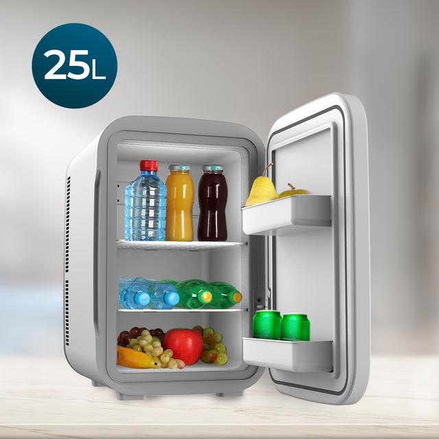 Cecotec Bolero MiniCooling 25L Bahamas Pat 1con 25L Funcionamiento 12V-220V Compatible Con Coches Y Caravanas Función Enfriamiento Y Calentamiento Rango Temperatura De 7 A 65 ºC Y Transporte Fácil. Frigorífico MiniCooling