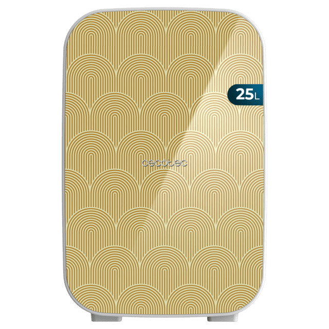 Cecotec Bolero MiniCooling 25L Bahamas Pat 2 Frigorífico con 25L funcionamiento 12V-220V compatible con coches y caravanas función enfriamiento y calentamiento rango temperatura de 7 a 65 ºC y transporte fácil. Frigorífico