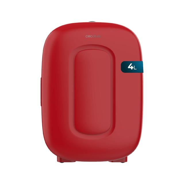 Cecotec Bolero MiniCooling 4L Bora Red Frigorífico con funcionamiento 12 V-220 V compatible coche y caravanas función enfriamiento y calentamiento rango de temperatura 7-50º transporte fácil. Frigorífico 