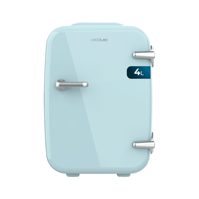Cecotec Bolero MiniCooling 4L Habana Light Blue Frigorífico con funcionamiento 12V-220V compatible coche y caravanas función enfriamiento y calentamiento rango temperatura 7-65º transporte fácil. Frigorífico