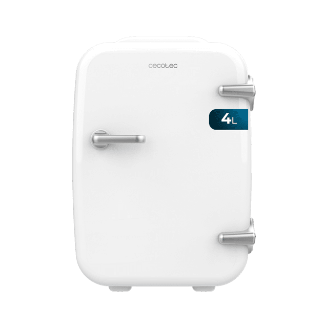 Cecotec Bolero MiniCooling 4L Habana White Frigorífico funcionamiento 12 V-220 V compatible coche y caravanas función enfriamiento y calentamiento rango de temperatura 7-65º transporte fácil. Frigorífico 