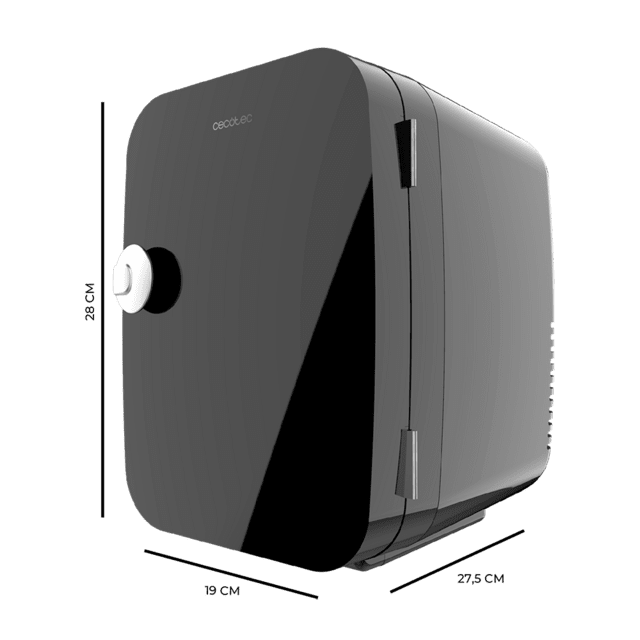 Cecotec Bolero MiniCooling 4L Río Black Frigorífico Con Funcionamiento 12V-220V Compatible Coche Y Caravanas Función Enfriamiento Y Calentamiento Rango Temperatura 5-65º Transporte Fácil. Frigorífico 