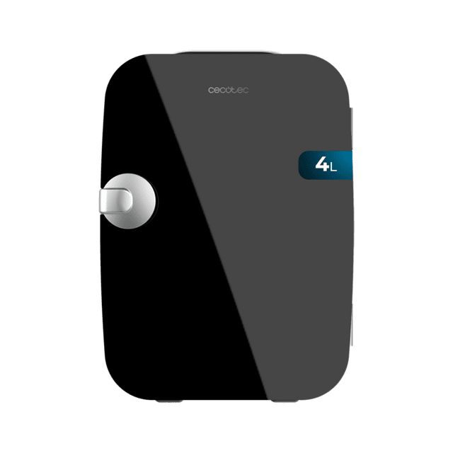 Cecotec Bolero MiniCooling 4L Río Black Frigorífico con funcionamiento 12V-220V compatible coche y caravanas función enfriamiento y calentamiento rango temperatura 5-65º transporte fácil. Frigorífico 