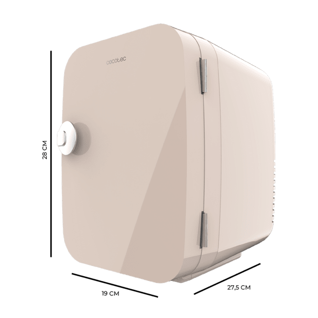 Cecotec Bolero MiniCooling 4L Río Cream Frigorífico Con Funcionamiento 12 V-220 V Compatible Coche Y Caravanas Función Enfriamiento Y Calentamiento Rango De Temperatura 5-65 ºC Transporte Fácil. Frigorífico