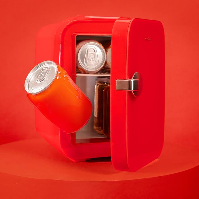 Cecotec Bolero MiniCooling 4L Río Red Frigorífico Con Funcionamiento 12 V-220 V Compatible Coche Y Caravanas Función Enfriamiento Y Calentamiento Rango De Temperatura 5-65º Transporte Fácil. Frigorífico